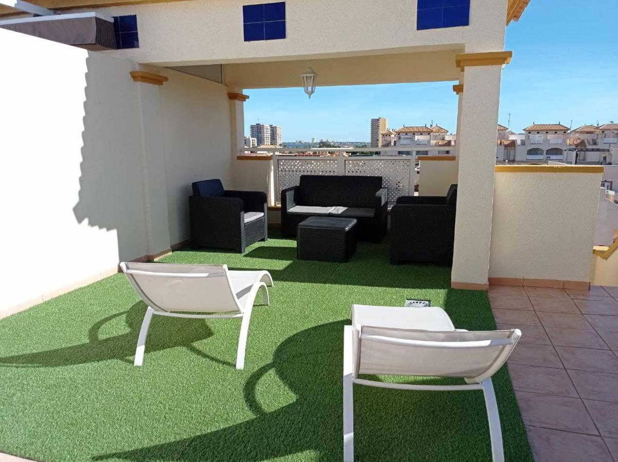 Atico Beach&Golf + Wifi + Garaje Mar de Cristal Dış mekan fotoğraf